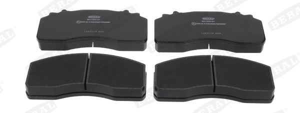 Brake Pad Set, disc brake - BCV29315T BERAL