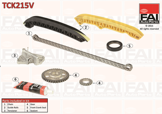 Kit catena distribuzione - TCK215 FAI AutoParts