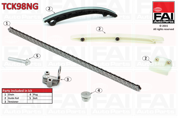 Kit catena distribuzione - TCK98NG FAI AutoParts