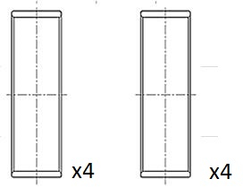 Big End Bearings - BB2026-STD FAI AutoParts