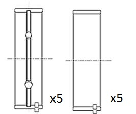 Crankshaft Bearings - BM1001-STD FAI AutoParts
