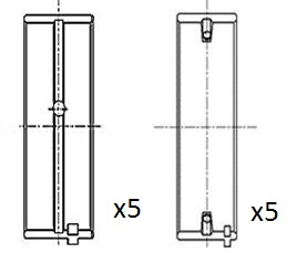 Crankshaft Bearings - BM1002-STD FAI AutoParts