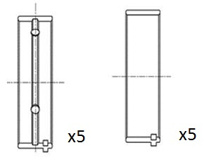 Crankshaft Bearings - BM1006-STD FAI AutoParts
