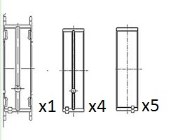 Cuscinetto albero a gomiti - BM1010-STD FAI AutoParts