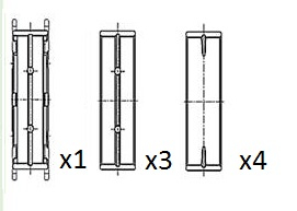 Cuscinetto albero a gomiti - BM1012-STD FAI AutoParts