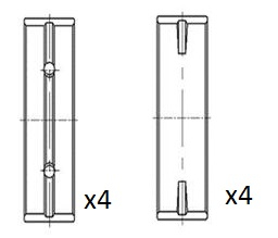 Crankshaft Bearings - BM1015-STD FAI AutoParts