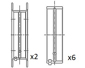 Cuscinetto albero a gomiti - BM1016-STD FAI AutoParts