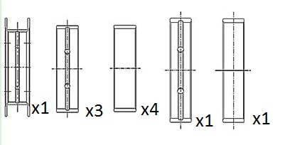 Crankshaft Bearings - BM1020-STD FAI AutoParts