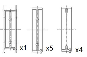 pagrindiniai guoliai, alkūninis velenas - BM1021-STD FAI AutoParts