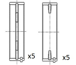 Crankshaft Bearings - BM1026-STD FAI AutoParts