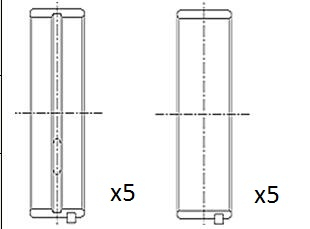 Crankshaft Bearings - BM1028-STD FAI AutoParts