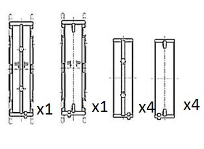 Crankshaft Bearings - BM1033-025 FAI AutoParts