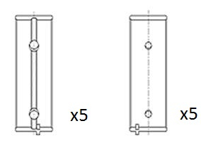 Crankshaft Bearings - BM1042-STD FAI AutoParts