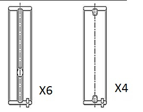 Crankshaft Bearings - BM1044-STD FAI AutoParts