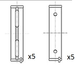 Crankshaft Bearings - BM1050-STD FAI AutoParts
