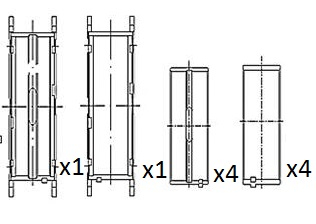 Crankshaft Bearings - BM1055-STD FAI AutoParts