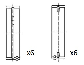 Crankshaft Bearings - BM1062-STD FAI AutoParts