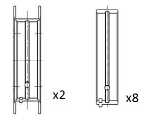 Crankshaft Bearings - BM1065-025 FAI AutoParts