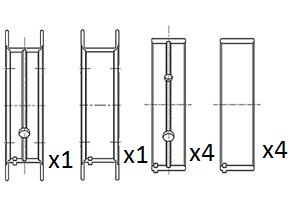 Crankshaft Bearings - BM1067-STD FAI AutoParts