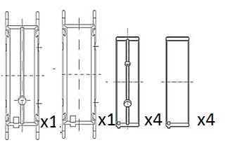 Crankshaft Bearings - BM1068-STD FAI AutoParts