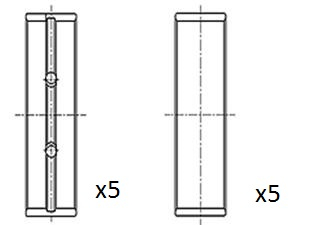 Cuscinetto albero a gomiti - BM1112-STD FAI AutoParts