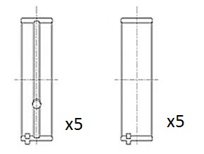 Crankshaft Bearings - BM1130-STD FAI AutoParts