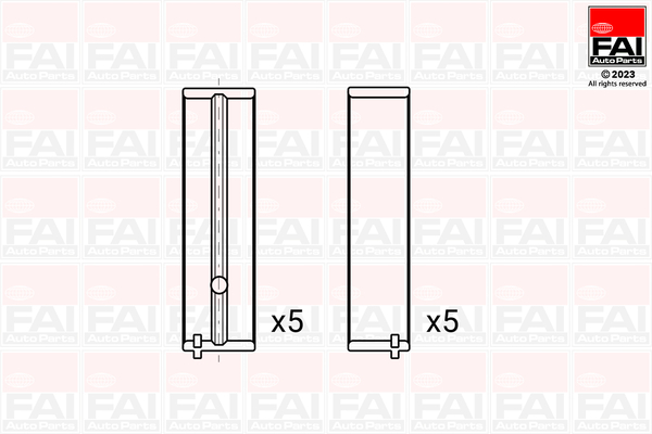 Crankshaft Bearings - BM1150-STD FAI AutoParts