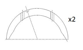 atraminis tarpiklis, alkūninis velenas - BT3008-STD FAI AutoParts