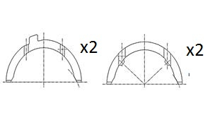 atraminis tarpiklis, alkūninis velenas - BT3015-STD FAI AutoParts