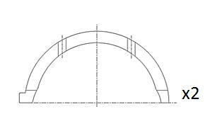 Thrust Washer, crankshaft - BT3044-STD FAI AutoParts