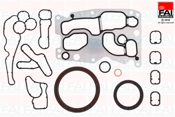 tarpiklių rinkinys, variklio karteris - CS1756 FAI AutoParts
