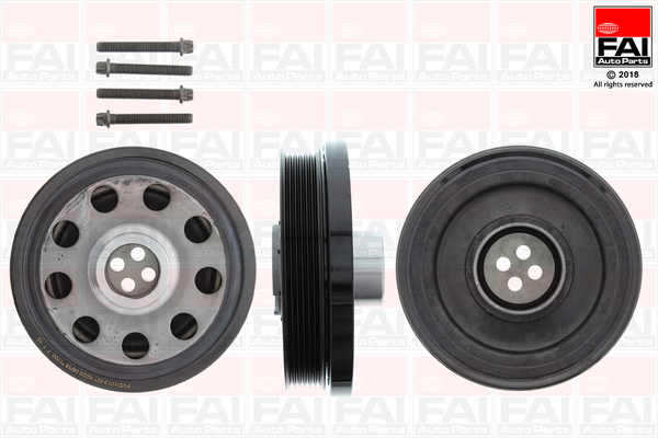 Kit pulegge, Albero motore/a gomito - FVD1013K FAI AutoParts