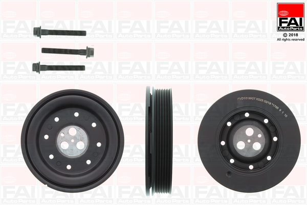 Belt Pulley Set, crankshaft - FVD1018K FAI AutoParts