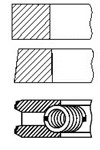Piston Ring Kit - PR253-000 FAI AutoParts