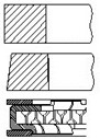 Piston Ring Kit - PR50-000 FAI AutoParts