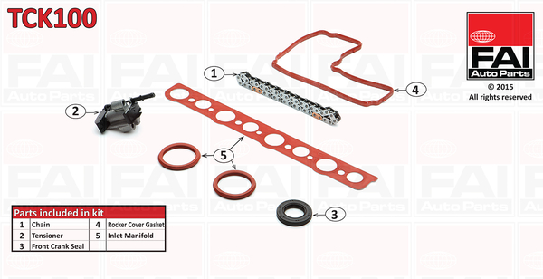 Kit catena distribuzione - TCK100 FAI AutoParts