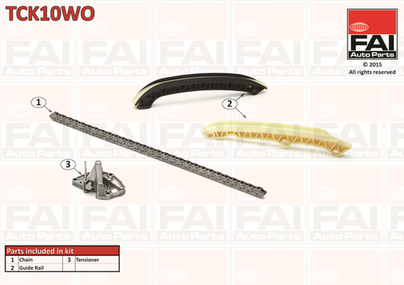 Timing Chain Kit - TCK10WO FAI AutoParts