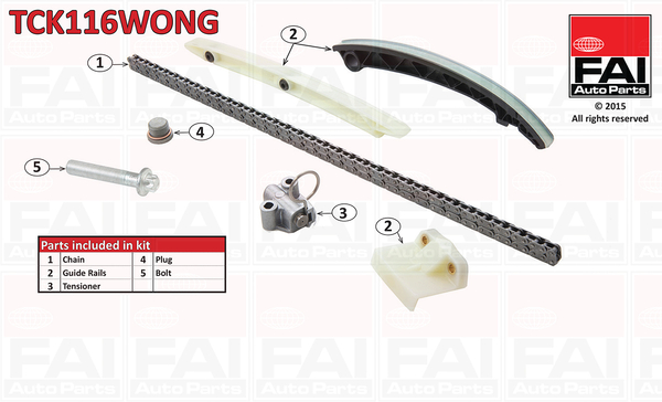 Timing Chain Kit - TCK116WONG FAI AutoParts