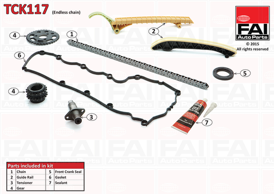 Timing Chain Kit - TCK117 FAI AutoParts