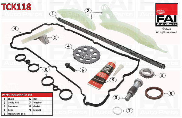 Timing Chain Kit - TCK118 FAI AutoParts
