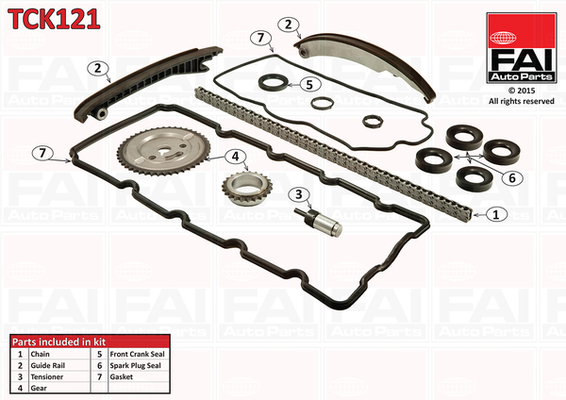 Timing Chain Kit - TCK121 FAI AutoParts