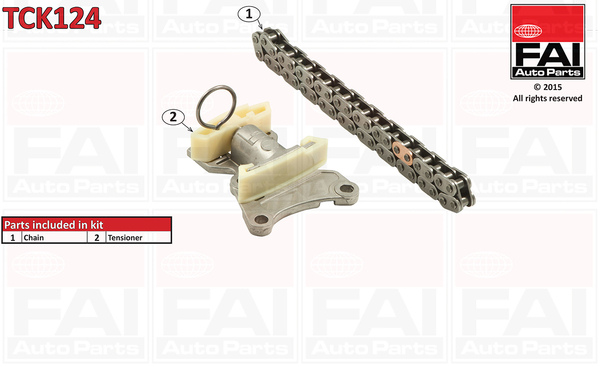 Kit catena distribuzione - TCK124 FAI AutoParts