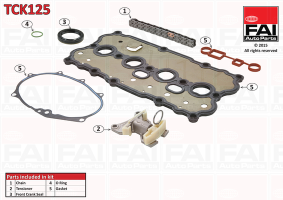 Kit catena distribuzione - TCK125 FAI AutoParts