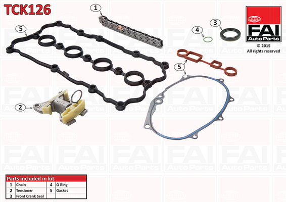 Kit catena distribuzione - TCK126 FAI AutoParts