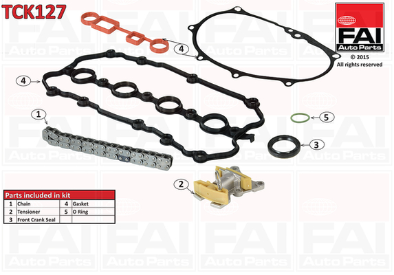 Kit catena distribuzione - TCK127 FAI AutoParts