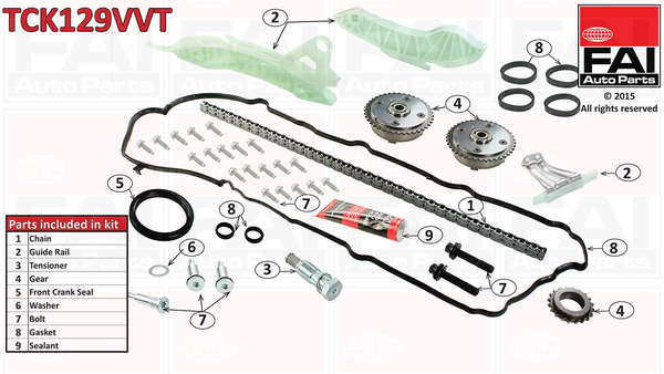 Steuerkettensatz - TCK129VVT FAI AutoParts