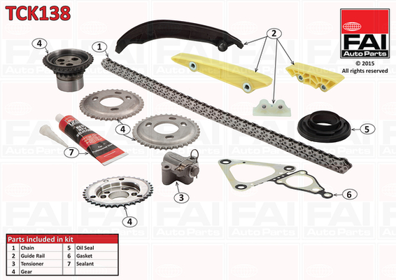 Timing Chain Kit - TCK138 FAI AutoParts