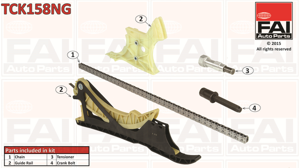 Timing Chain Kit - TCK158NG FAI AutoParts