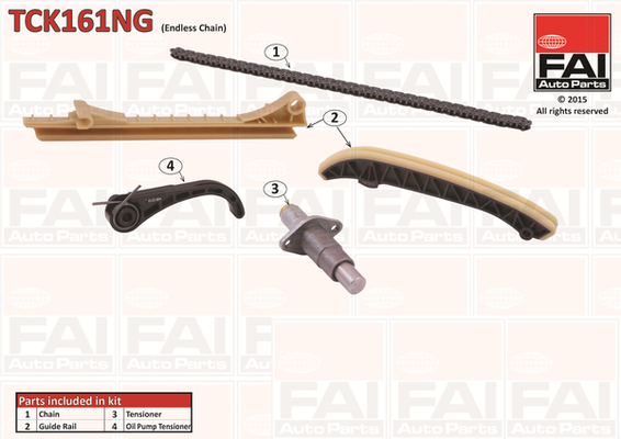 Timing Chain Kit - TCK161NG FAI AutoParts