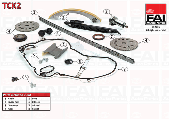 Timing Chain Kit - TCK2 FAI AutoParts